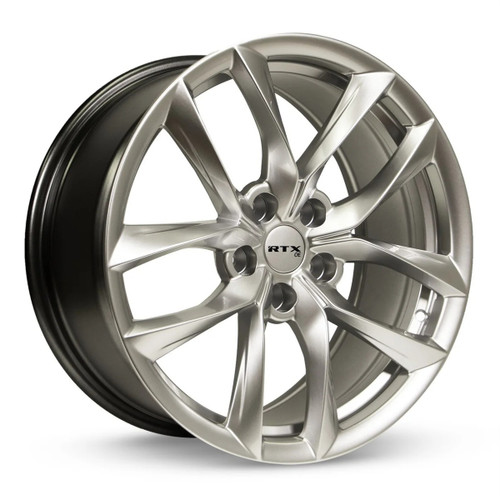Set 4 18" RTX Spider Hyper Silver Wheels 18x8.5 5x4.5 35mm Rims