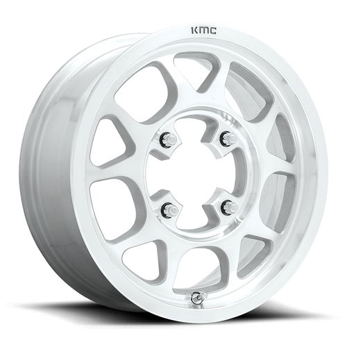KMC Powersports KS136 Toro 15x6 4x137 Machined Wheel 15" 38mm Rim