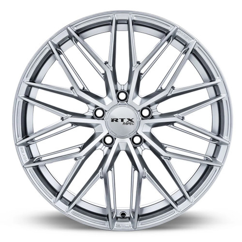 18" RTX SW20 Silver with Machined Face Wheel 18x8.5 5x4.5 45mm Rim