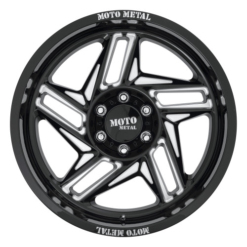 Moto Metal MO996 Ripsaw 20x12 6x5.5 Gloss Black Milled Wheel 20" -44mm Rim