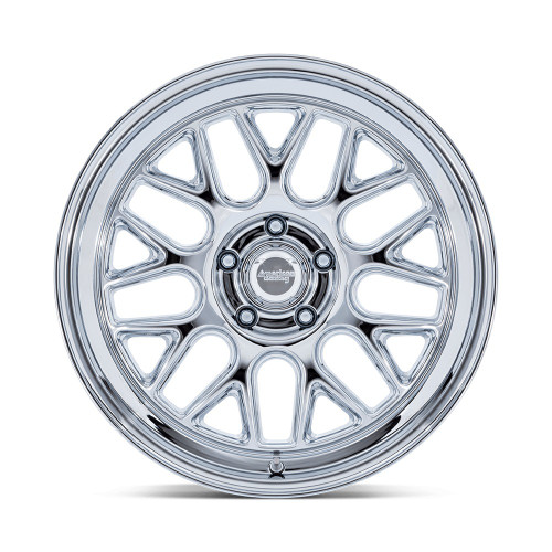 17" American Racing Vintage VN516 G-Force Chrome 17x10 Wheel 5x4.5 25mm Rim