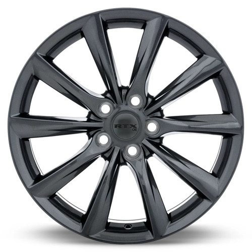 18" RTX Alto Gunmetal Wheel 18x8.5 5x4.5 35mm Rim