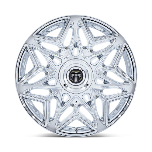 24" DUB 1PC DC274 Anomaly Chrome 24x10 Wheel 6x135 6x5.5 25mm Truck Suv Rim