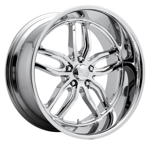 20" US Mag 1PC U127 Cten 20x8.5 5x5.0 Chrome Plated Wheel 7mm For Chevy GMC Rim