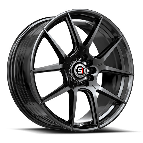 17" Spec-1 SP-71 Gloss Black 17x8 Wheel 5x4.5 5x120 42mm Rim