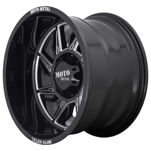 Moto Metal MO997 Hurricane 20x10 6x135 Black Milled - Left Directional Wheel 20"