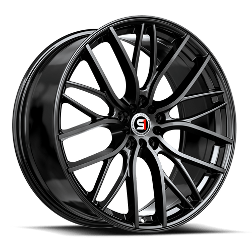 18" Spec-1 SP-61 Gloss Black 18x8 Wheel 4x100 4x4.5 38mm Rim