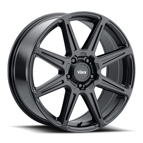 Set 4 18" Voxx Rocca Matte Black 18x8.5 Wheels 6x132 6x5.5 35mm Rims For Chevy
