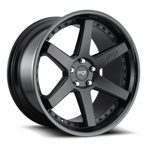 Niche 1PC M192 Altair 19x10 5x4.5 Gloss Black Matte Black Wheel 19" 40mm Rim
