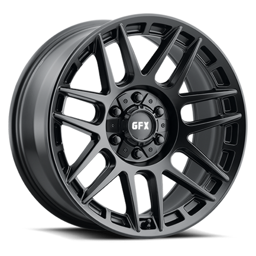 Set 4 18" Voxx G-FX TM8 Matte Black 18x9 Wheels 5x5 5x5.5 0mm Rims