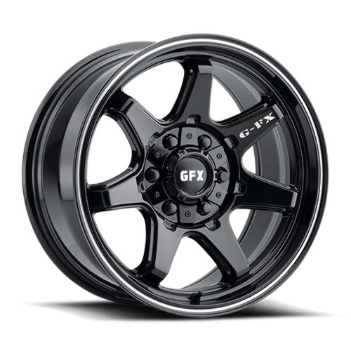 18" Voxx G-FX TR32 Gloss Black Milled 18x9 Wheel 5x5 5x5.5 18mm Rim
