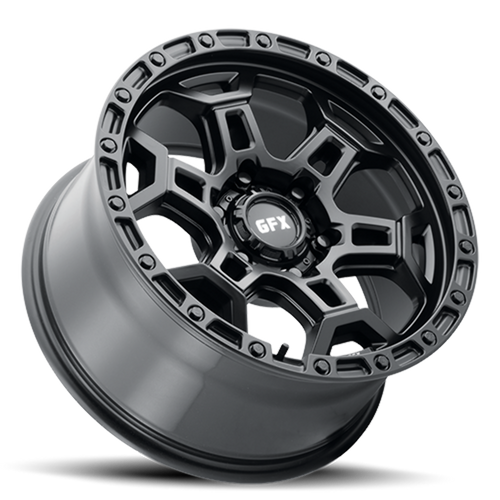 18" Voxx G-FX TR33 Matte Black 18x9 Wheel 6x5.5 20mm Rim For Chevy GMC Ram