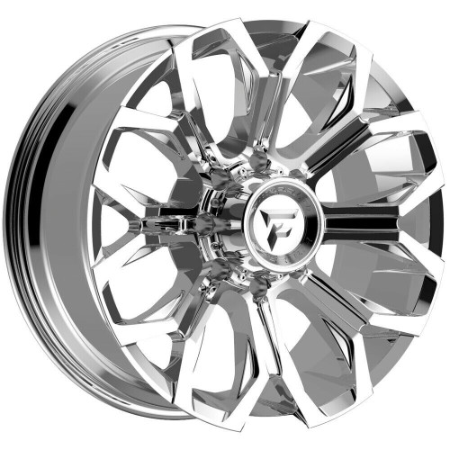22" Fittipaldi Offroad FA21MC Mirror Coat 22x12 8x6.5 -44mm Lifted Truck Wheel