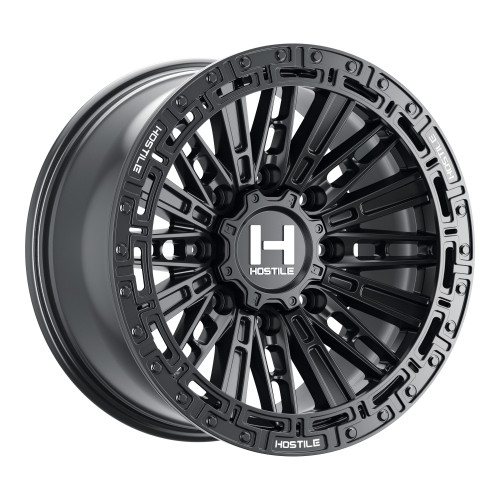 18" Hostile H129 Mojave Asphalt 18x9 Wheel 8x6.5 12mm For Chevy GMC Ram Ford Rim
