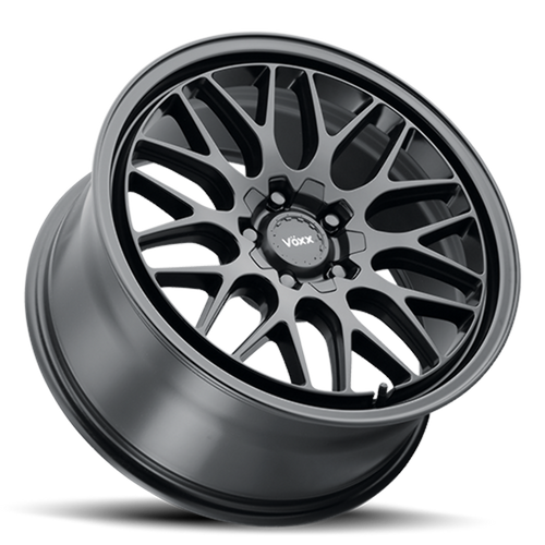 18" Voxx Nogara Matte Black 18x8 Wheel 5x115 5x120 20mm Rim