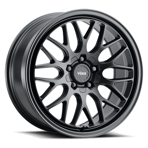 18" Voxx Nogara Matte Black 18x8 Wheel 5x112 5x120 45mm Rim