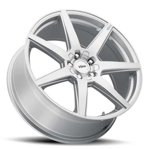 18" Voxx Desso Silver 18x8 Wheel 5x4.25 5x4.5 40mm Rim
