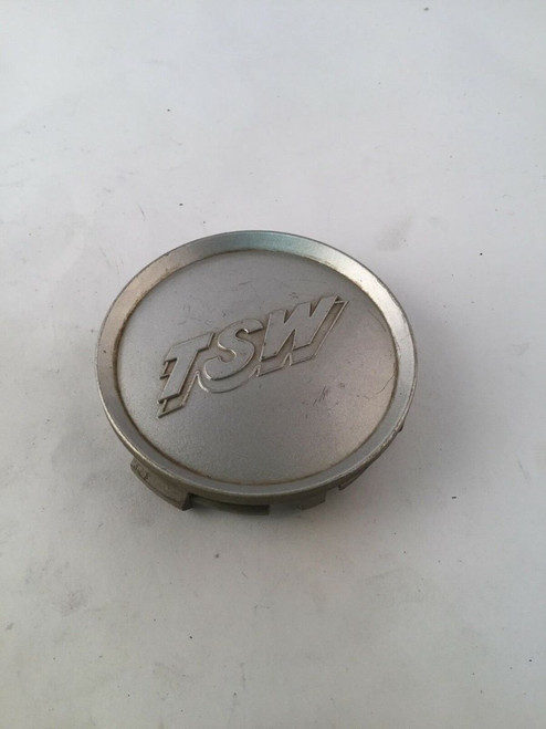 TSW Wheel Center Hub Cap Silver CC14 3" Diameter TSW18