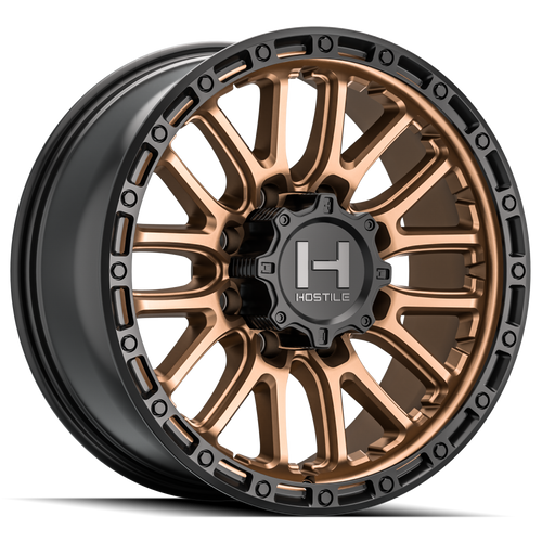 20" Hostile H135 Ridgecrest Bronze 20x9 Wheel 8x180 1mm For Chevy GMC Truck Rim