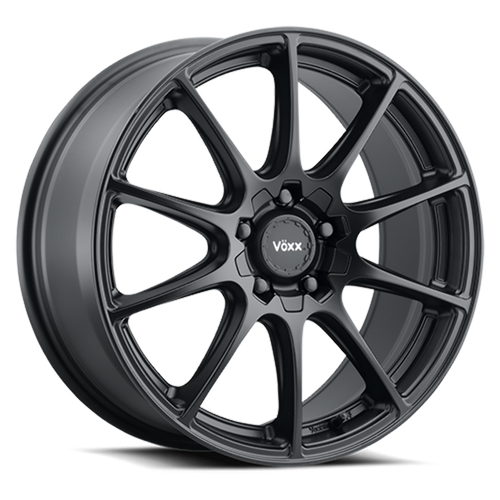 18" Voxx Cotto Matte Black 18x8 Wheel 5x4.25 5x4.5 40mm Rim 18" Voxx Cotto Matte Black 18x8 Wheel 5x4.25 5x4.5 40mm Rim
