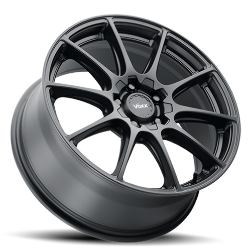 18" Voxx Cotto Matte Black 18x8 Wheel 5x112 5x120 45mm Rim