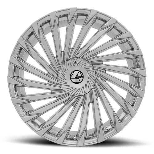 22" Azara AZA-501 Nano Chrome 22x8.5 Wheel 5x4.5 5x120 38mm Rim