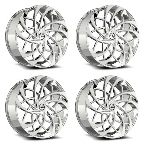 Azara AZA-540 Wheels 18 Inch 5x112 5x4.5 (5x114.3) Nano Chrome A2i Whe
