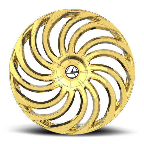 20" Azara AZA-534 Nano Gold 20x8.5 Wheel 5x112 5x4.5 35mm Rim