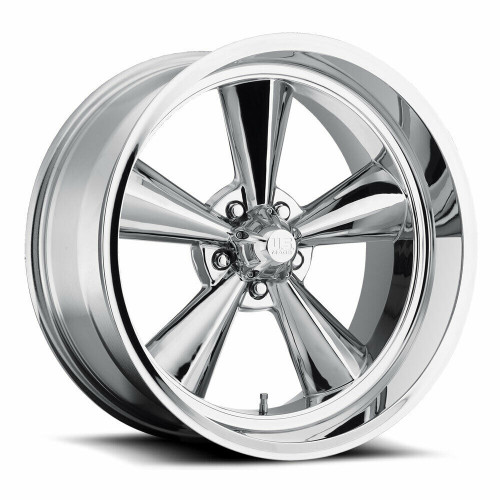 US Mag 1PC U104 Standard 17x7 5x4.5 Chrome Plated Wheel 17" 1mm Rim