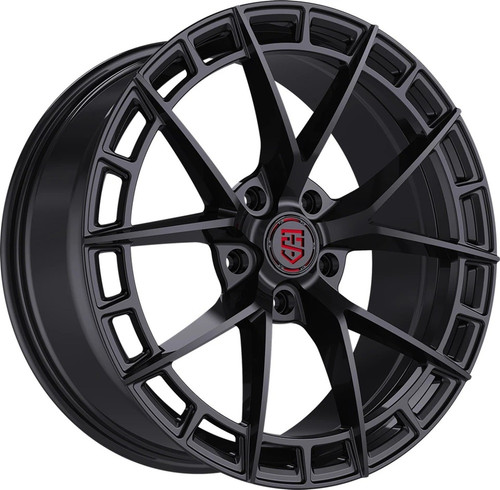 TIS Motorsports 504B Wheels 17 Inch 5x112 Gloss Black A2i Wheel and Ti