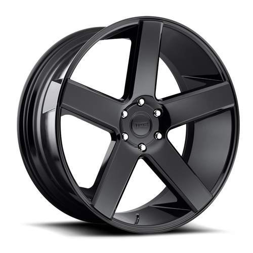 DUB 1PC S216 Baller 26x10 6x5.5 Gloss Black Wheel 26" 20mm For Nissan Rim