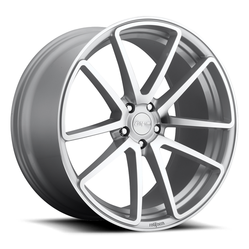 Rotiform 1PC R120 Spf 18x8.5 5x4.5 Gloss Silver Machined Wheel 18" 45mm Rim