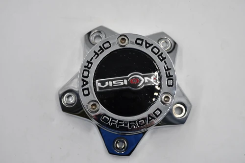 Vision Chrome Wheel Center Cap Hub Cap C394-5 5.5" Bolt on 5 Lug