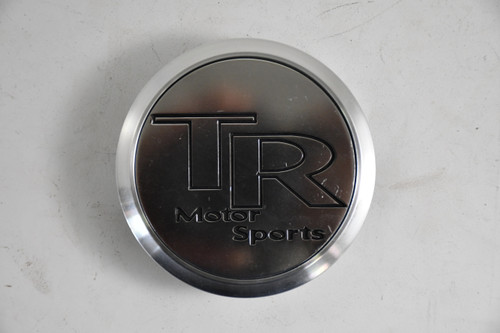 TR motor Sport Chrome / Black Center Cap Hub Cap F2CAP 3"