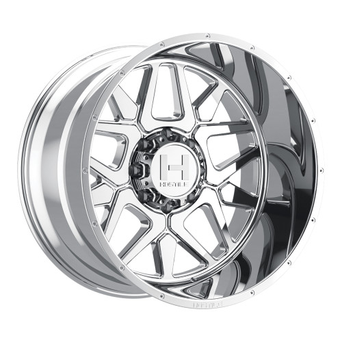 Set 4 22" Hostile H128 Diablo Armor Plated 22x12 Wheels 8x6.5 -44mm Lifted Rims