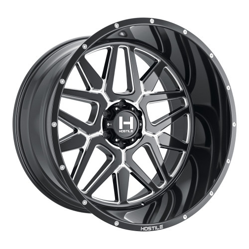 20" Hostile H128 Diablo Blade Cut 20x12 Wheel 6x135 -44mm For Ford Lincoln Rim