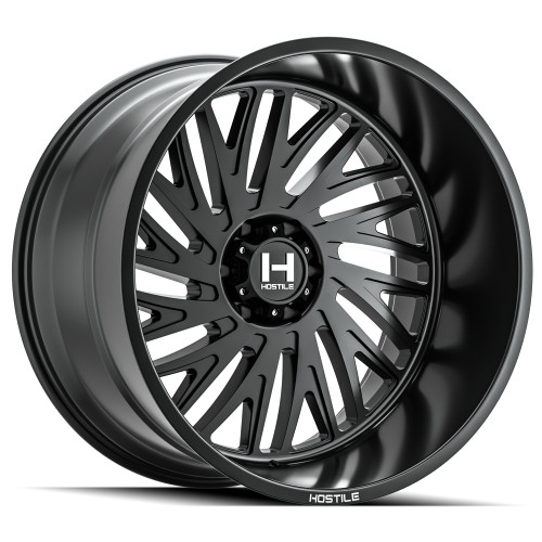 Set 4 20" Hostile H131 Syclone Asphalt 20x12 Wheels 6x5.5 -44mm Lifted Rims