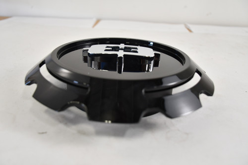 Vision 390 Empire 8 Lug Gloss Black Center Cap Hub Cap C390GB-8V Fits 8x6.5/170/180