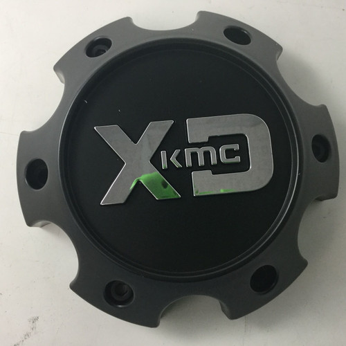 KMC XD Series 6 Lug 6x5.5 Satin Black Center Cap 1079L145SB1-H42