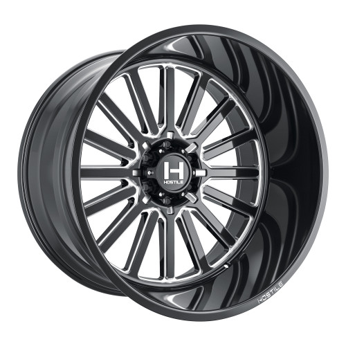 20" Hostile H127 Titan Blade Cut 20x9 6x5.5 12mm For Chevy GMC Ram Cadillac Rim