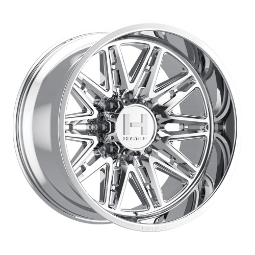 Set 4 22" Hostile H126 Maniac Armor Plated 22x12 Wheels 8x180 -44mm Lifted Rims