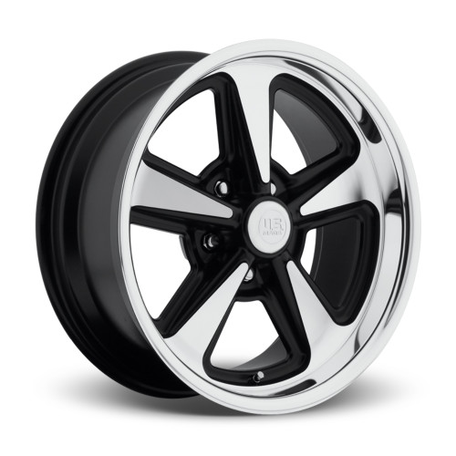 18" US Mag 1PC U109 Bandit 18x9 5x4.5 Matte Black Machined Wheel 8mm Rim