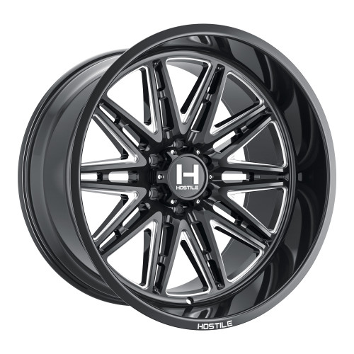 20" Hostile H126 Maniac Blade Cut 20x10 Wheel 5x5.5 -19mm For Dodge Ram Rim