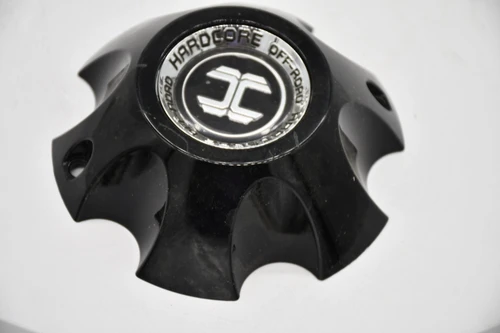 Hardcore Offroad Wheels black 6-lug center cap SKU CAP-HC08/09/14/17 (B) 6 LUG-H