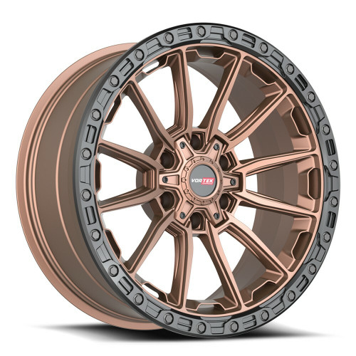 Set 4 20" Vortek Spartan VRT-601 Matte Bronze 20x10 Wheels 6x135 6x5.5 -24mm Rims
