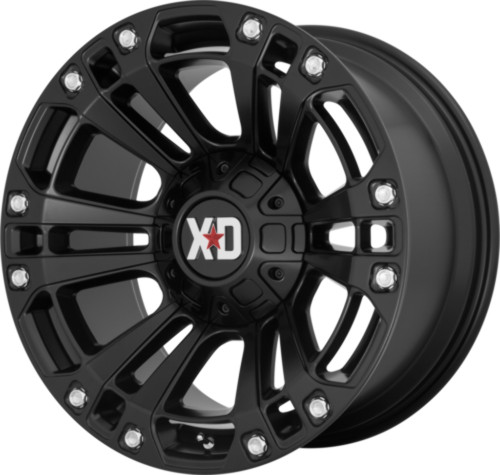 XD XD851 Monster 3 20x10 6x135 6x5.5 Satin Black Wheel 20" -18mm Rim