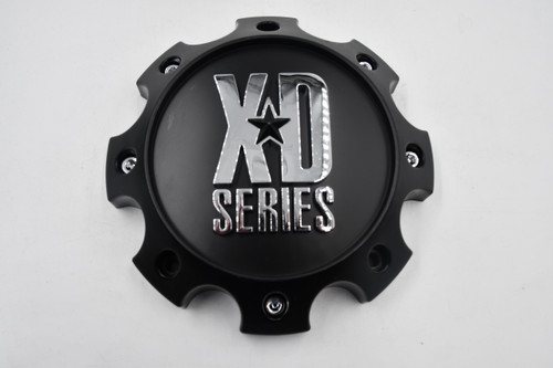 XD Series Matte Black Wheel Center Cap Hub Cap 1079L170-H42-1-S1 6.75" 8 Lug