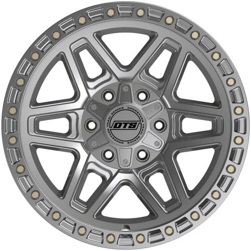 20" Dropstars Trail Series 602MS Machined & Silver 20x10 Wheel 5x5 5x5.5 -19mm