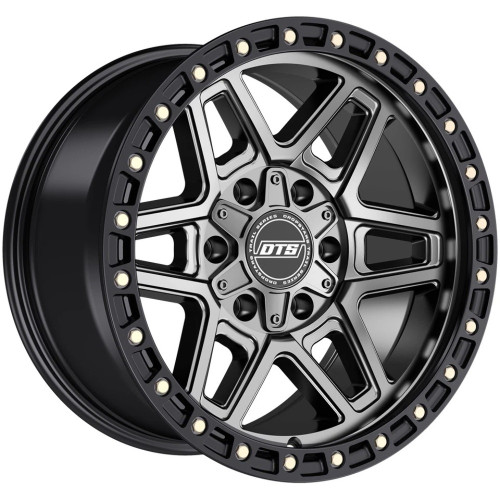Set 4 20" Dropstars Trail Series 604AB Anthracite Black Ring 20x10 5x5 5x5.5 -19mm
