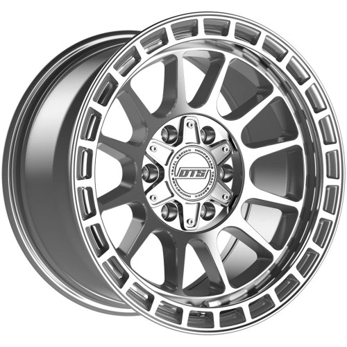 20" Dropstars Trail Series 606MS Machined & Silver 20x10 Wheel 8x180 -19mm Rim